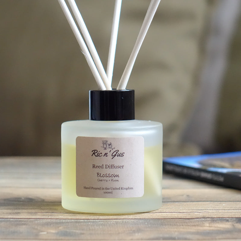 Blossom cherry and Plum Reed Diffuser ric n'gus candles