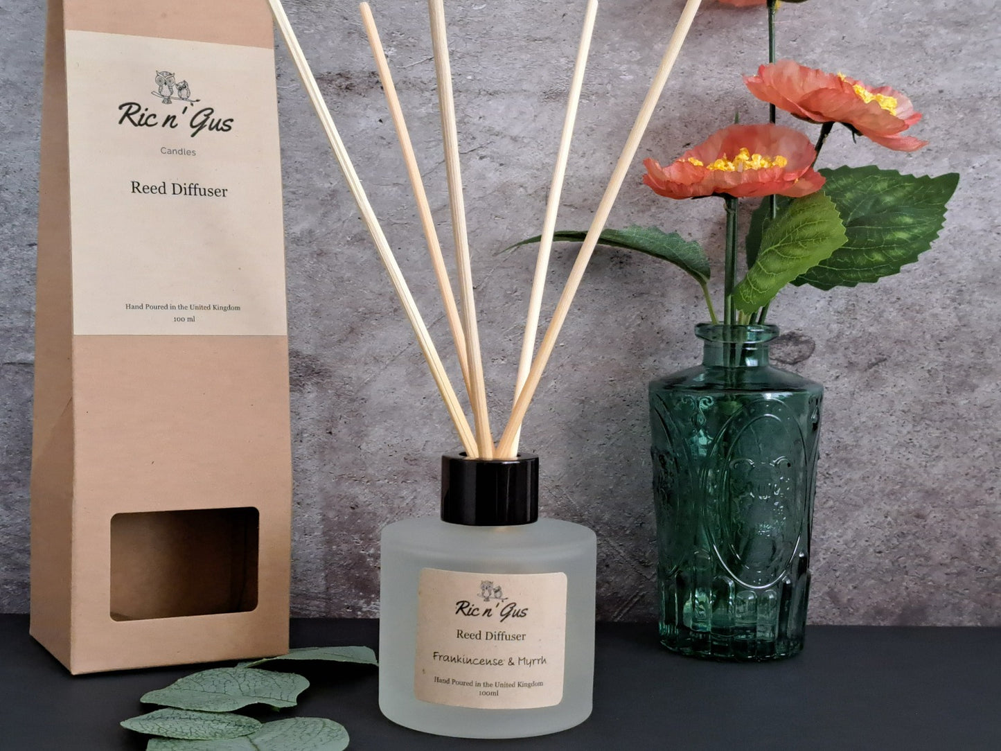 Frankincense & Myrrh Reed Diffuser Ric n'Gus Candles