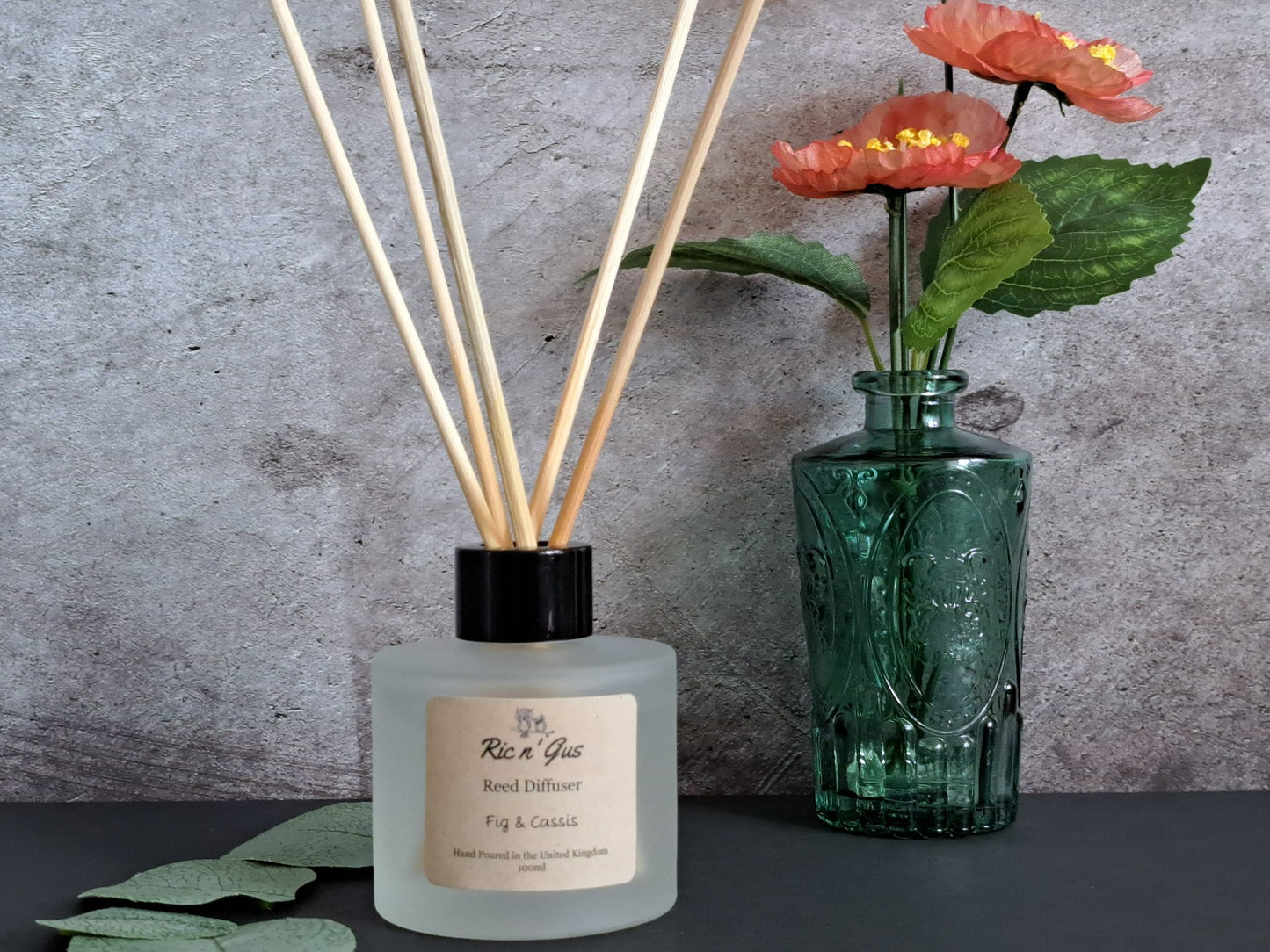 Fig & Cassis Reed Diffuser Ric n'Gus Candles