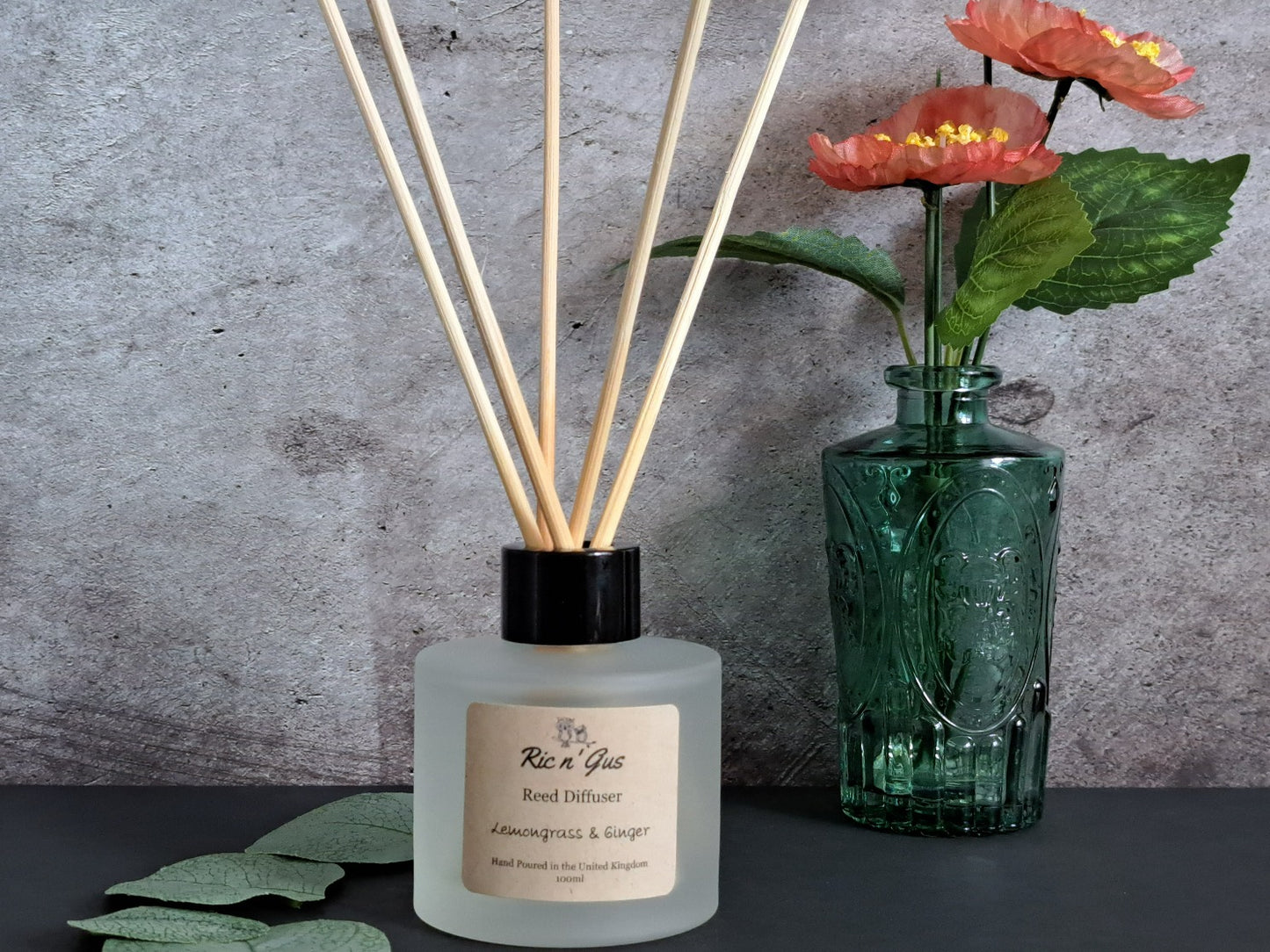 Lemongrass & Ginger Reed Diffuser Ric n'Gus Candles