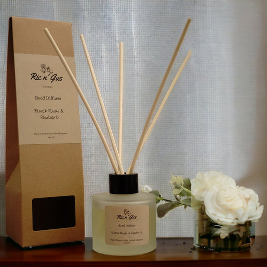 Black Plum & Rhubarb Reed Diffuser home fragrances
