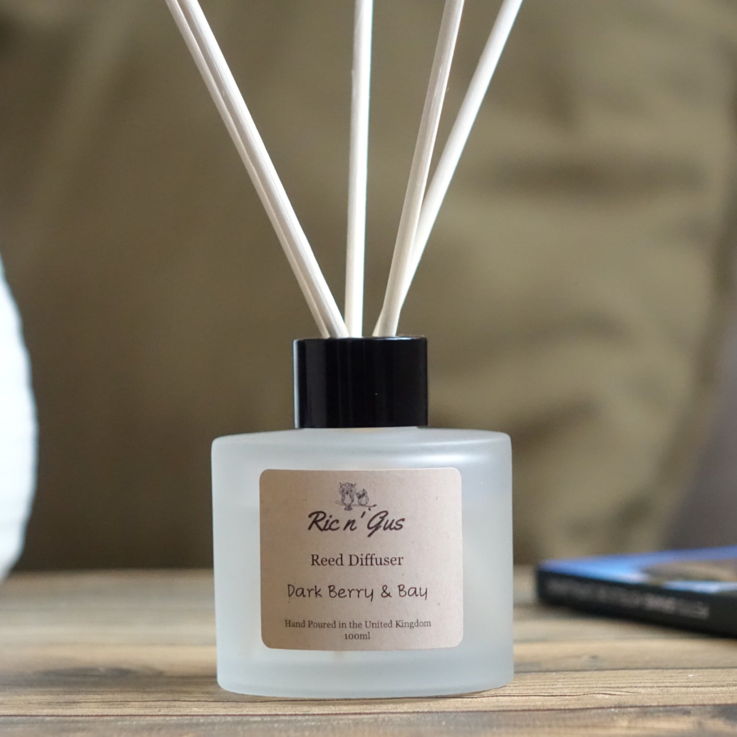 luxury blackberry and bay reed diffuser ric n'gus candles