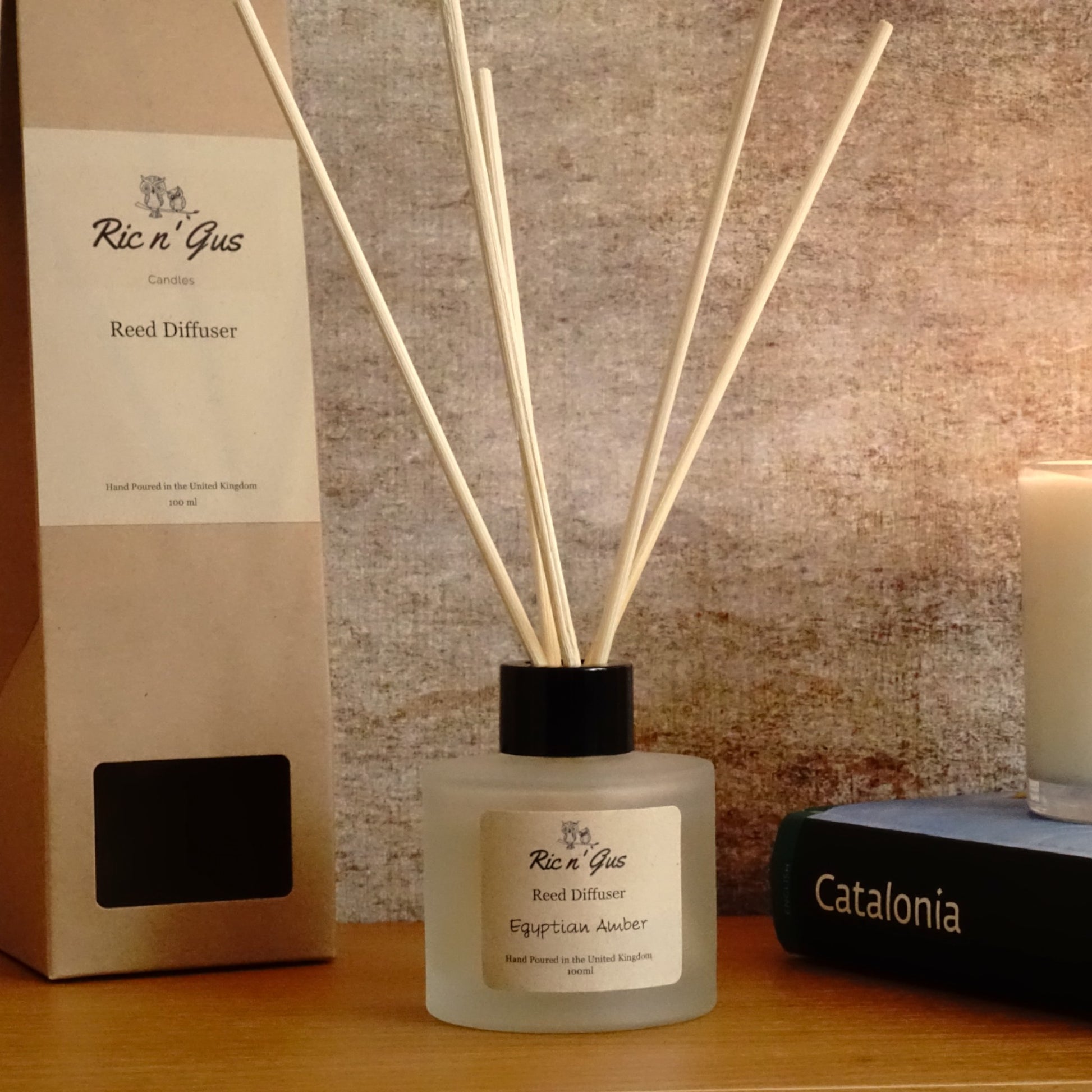 Egyptian Amber Reed Diffuser Ric n'Gus Candles