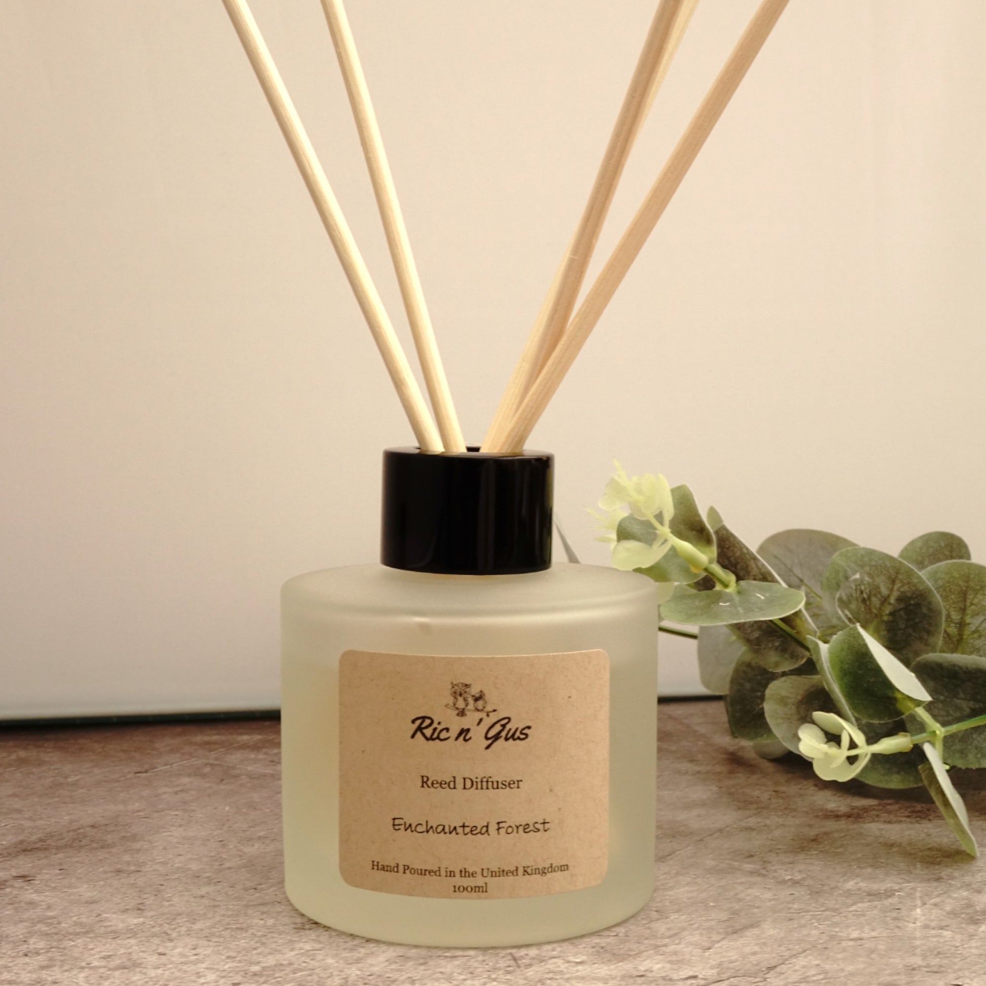 luxury vEnchanted Forest Reed Diffuser Ric n'Gus Candles