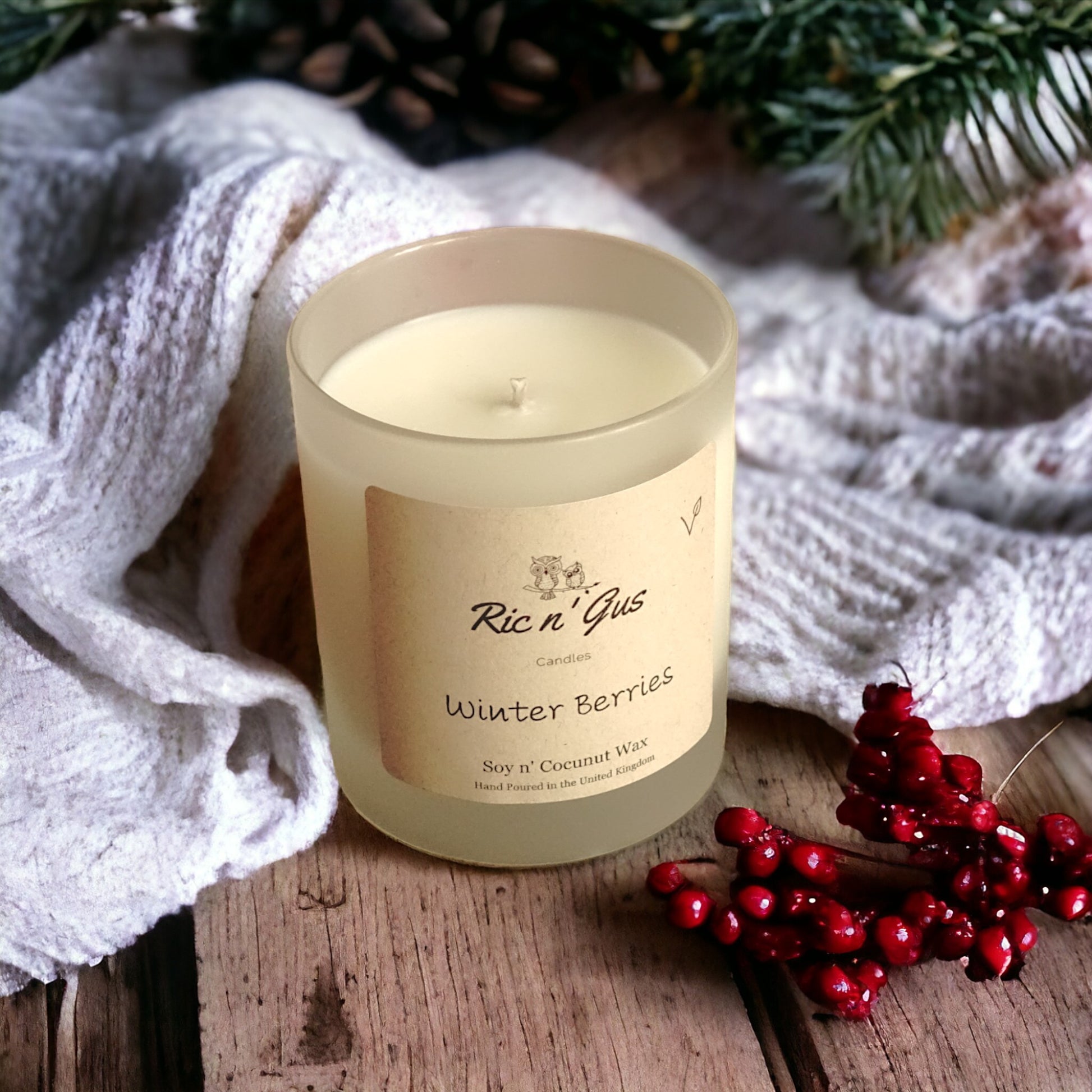 luxury scented candle winter berries fragrance ricn'gus candles (4)