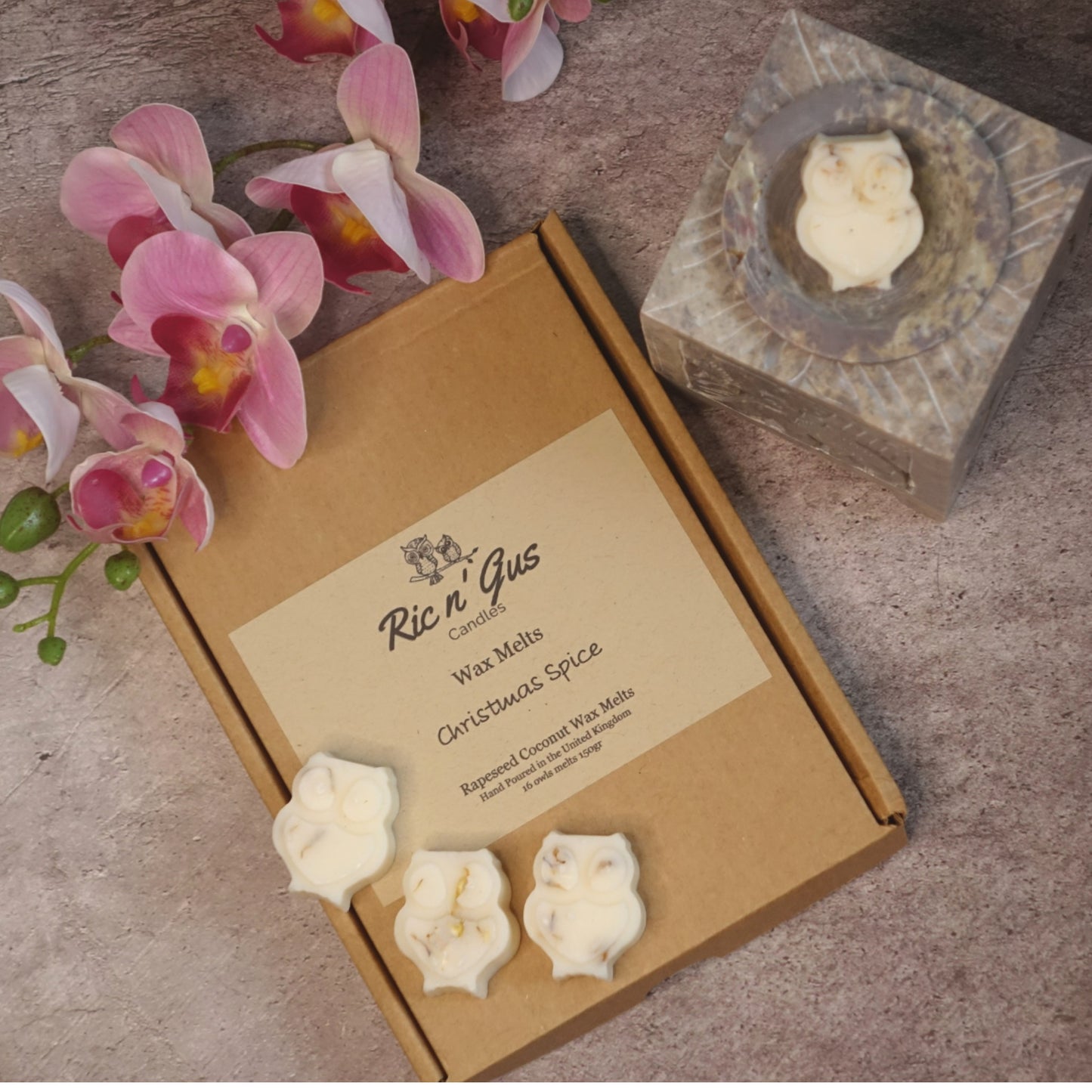 ric n'gus candles Christmas Spice botanical scented natural coconut & rapeseed wax melts 1