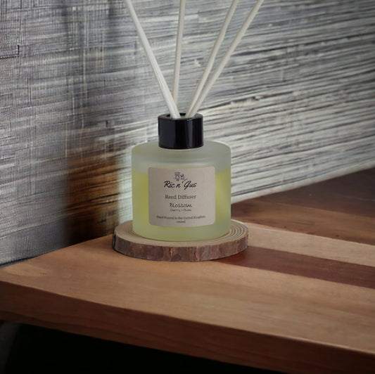 Blossom cherry and Plum Reed Diffuser ric n'gus candles