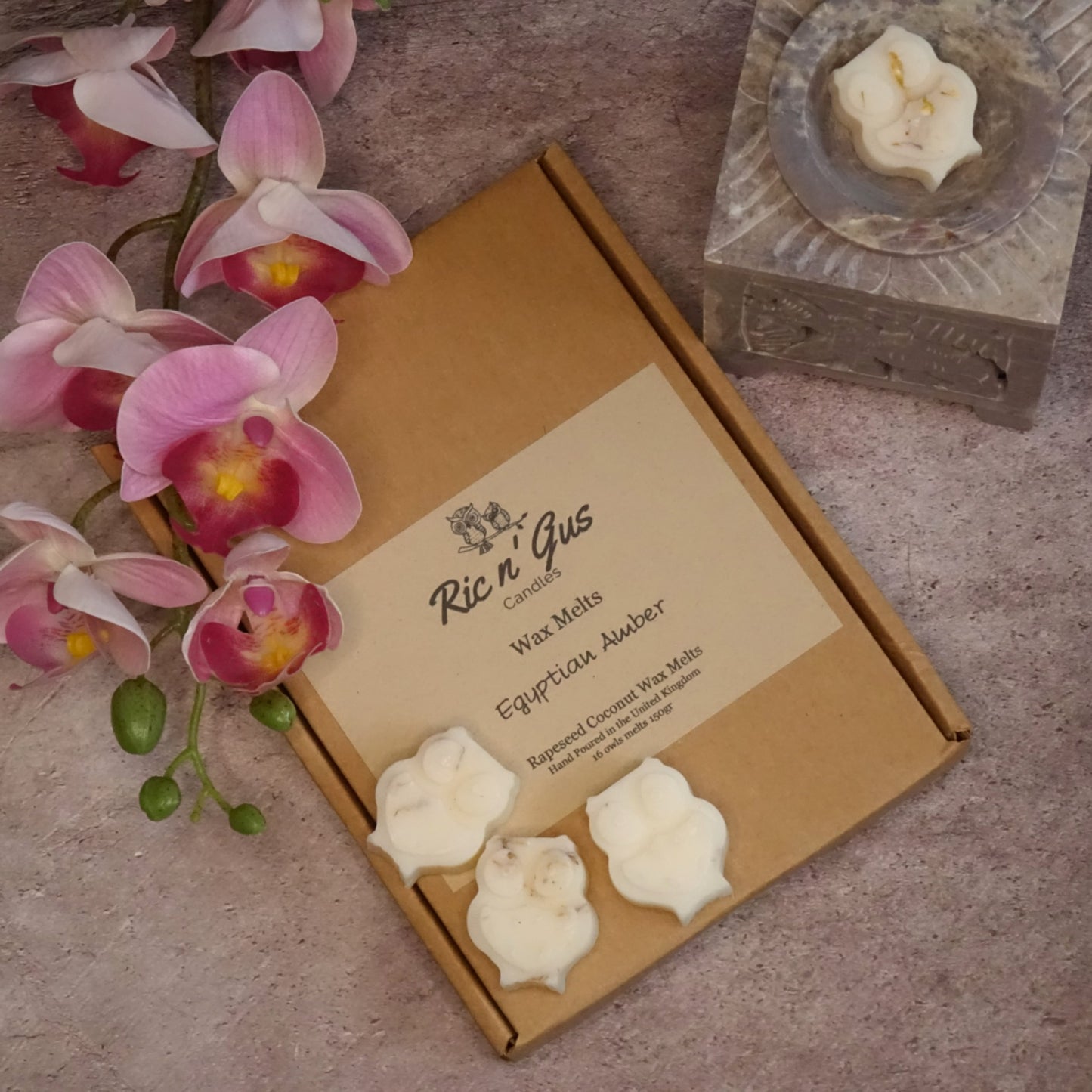 ric n'gus candles egyptian amber botanical scented wax melts 1