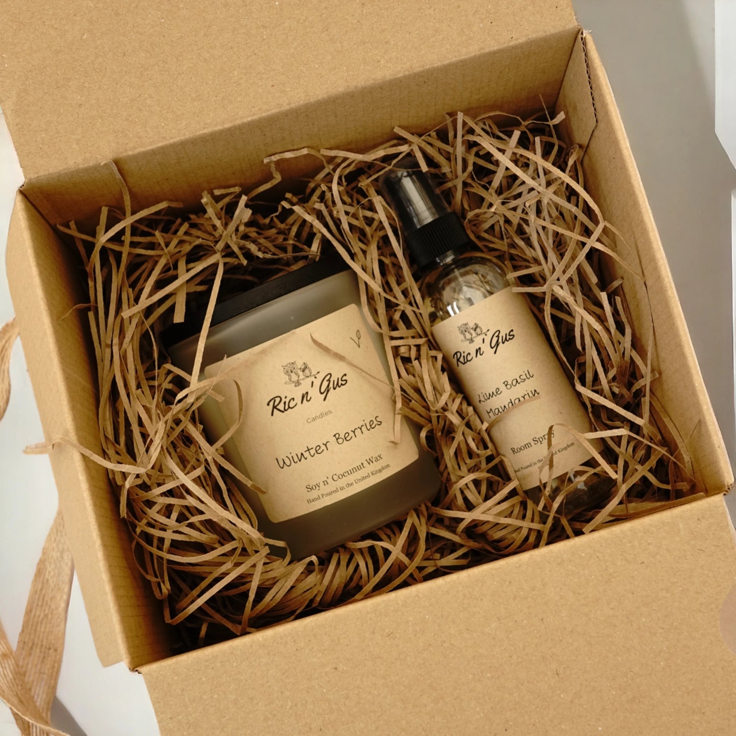 scented candle and room spray subscription box ric n'gus candles