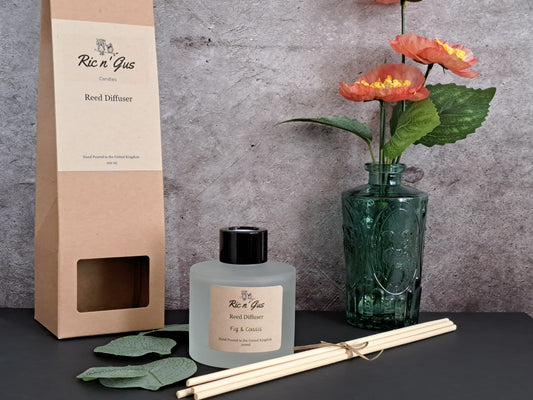 Fig & Cassis Reed Diffuser Ric n'Gus Candles