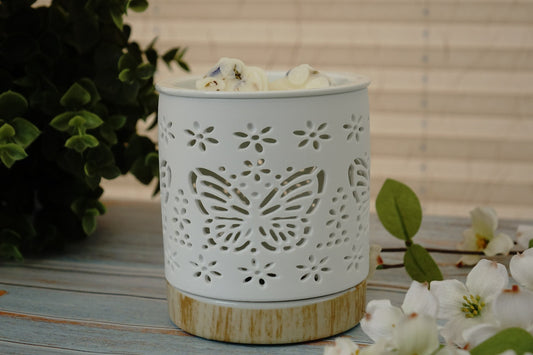 Ceramic Butterfly Oil Burner Ric n'Gus Candles