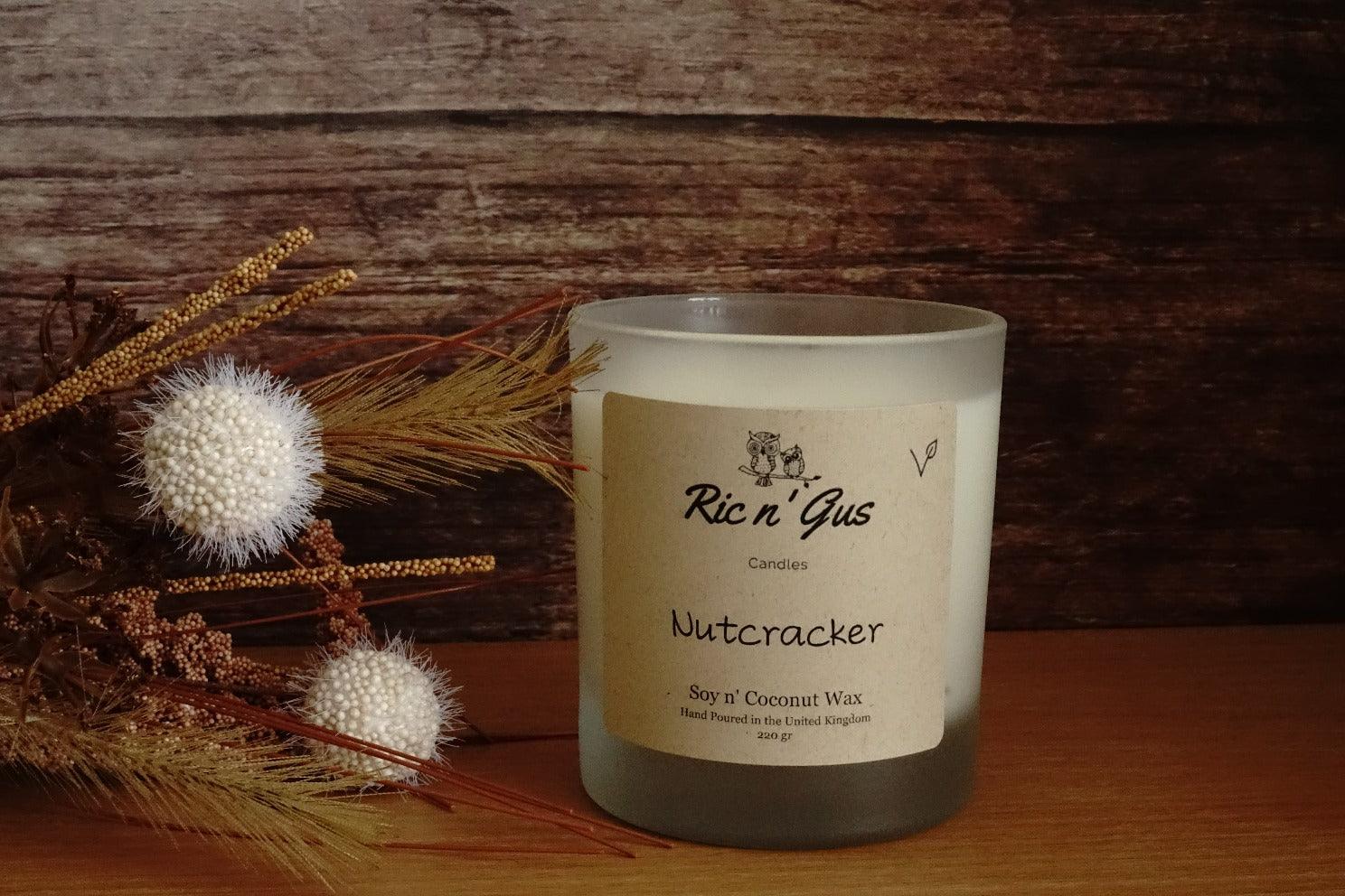 Nutcracker Scented Candle - Soy & Coconut Wax Ric n'Gus Candles