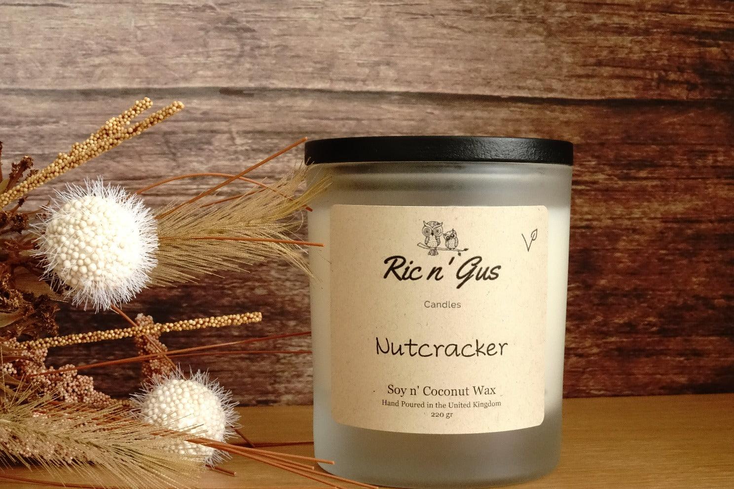 Nutcracker Scented Candle - Soy & Coconut Wax Ric n'Gus Candles