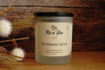 Christmas Spice Scented Candle - Soy & Coconut Wax Ric n'Gus Candles