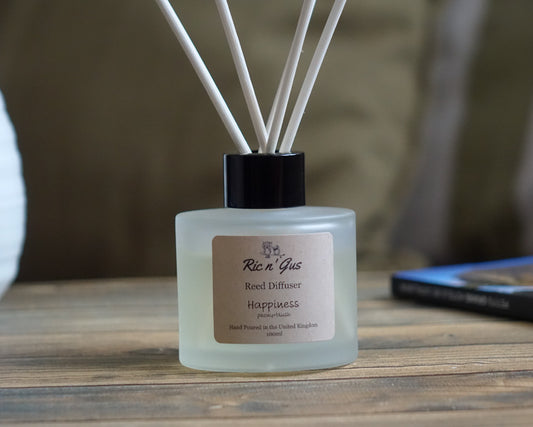Happiness (peony+blush) Reed Diffuser Ric n'Gus Candles